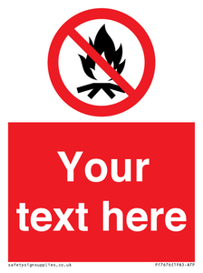 Custom prohibition No campfire